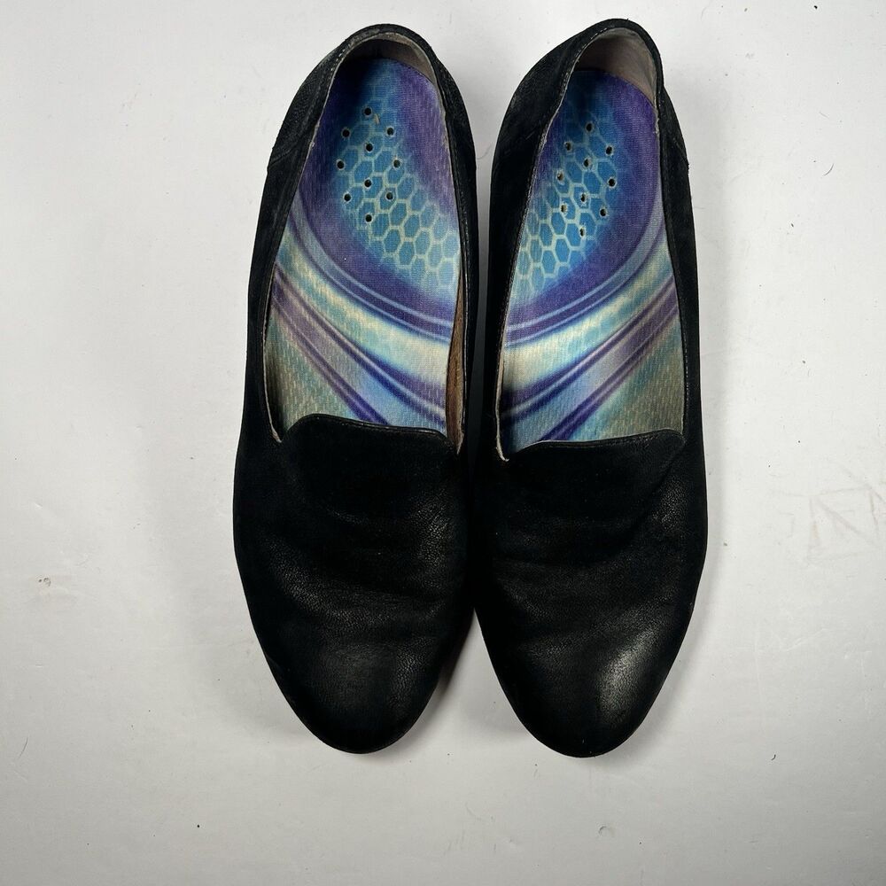 Dansko Preston Slip On Black Block Heel Slip On Casual Shoes Women's 37 (US 7) - Picture 5 of 8